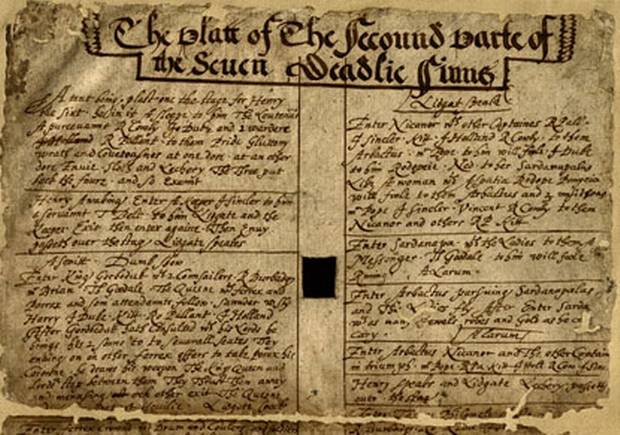 Platt of Seven Deadly Sins