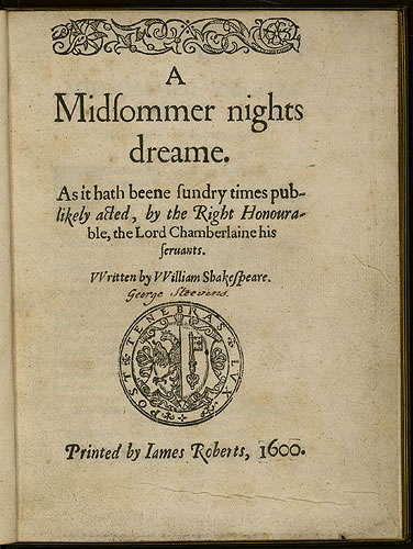 Second Quarto Title Page