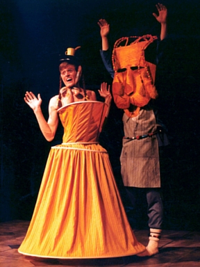 Thisbe frightened by the Lion